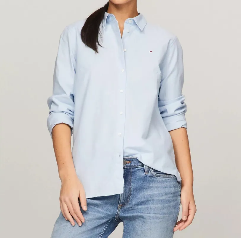 Light Blue Solid Shirt