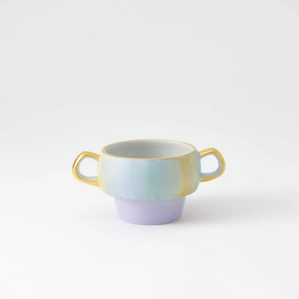 Floral Porcelain Soup Bowl