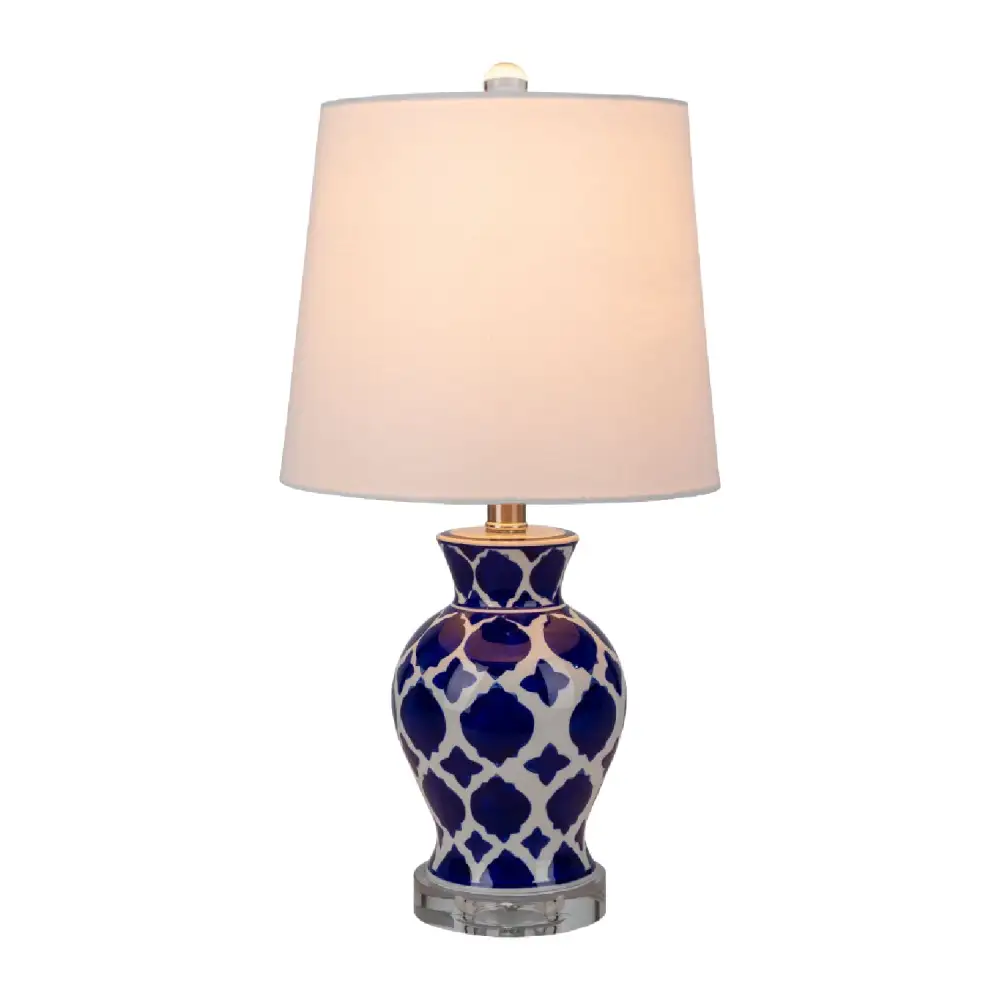 Ceramic Crystal Table Lamp