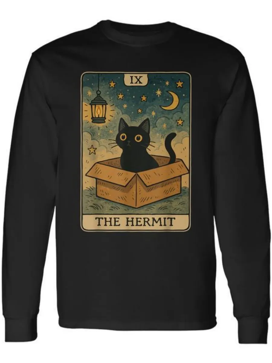 Vintage Black Cat Tarot T-Shirt