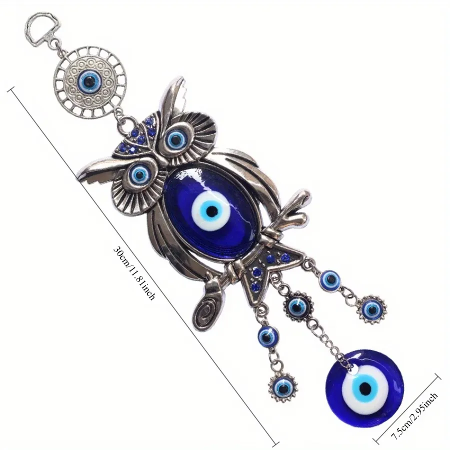 Owl Evil Eye Protection Charm