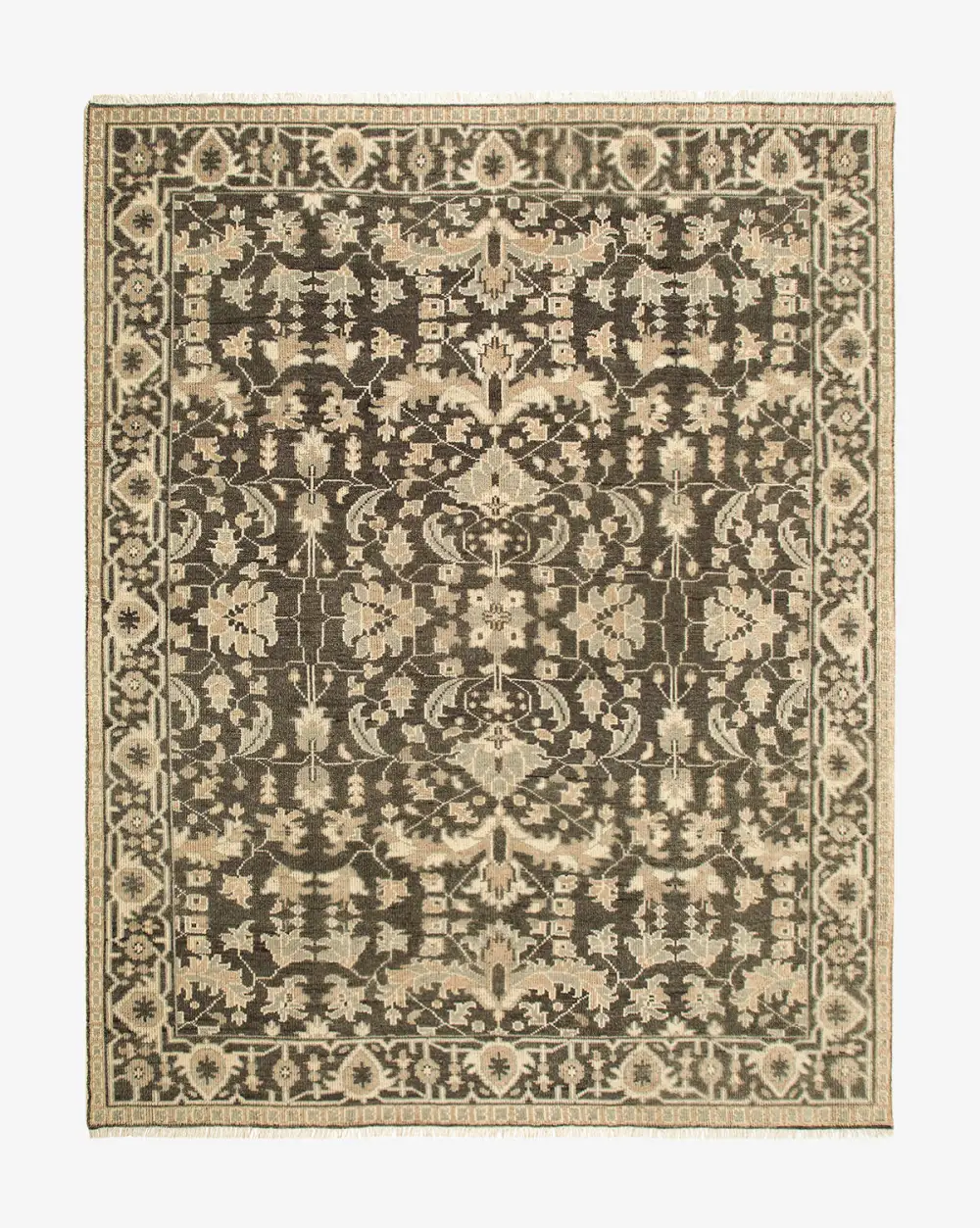 Soft-Underfoot Hand-Knotted Wool Area Rug