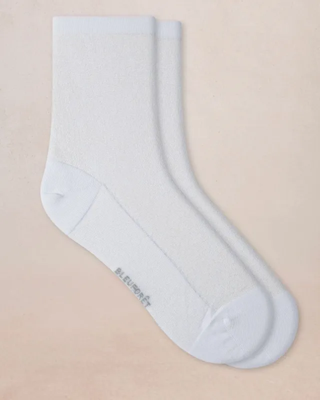 Cotton Sheer Ribbed Socks