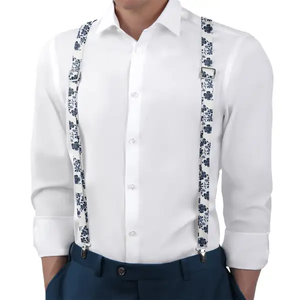 Zak Floral Pattern Suspenders