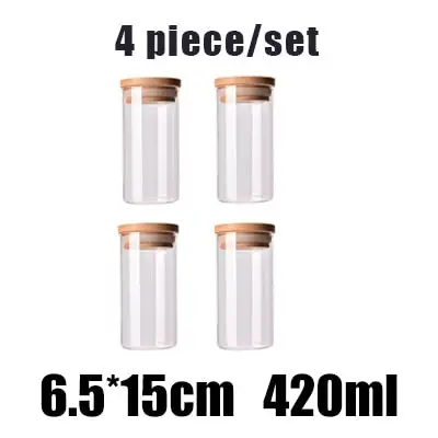 Wooden Glass Fridge Kitchen Storage Organizer