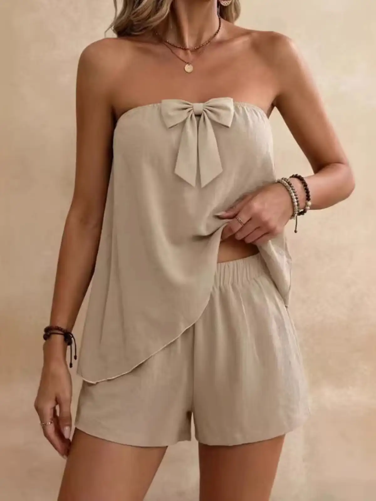 Relaxed Everyday Top and Shorts Matching Set