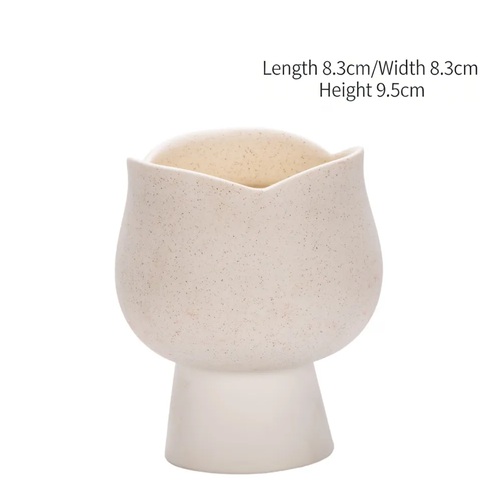 Tulip Ceramic Candle Holder