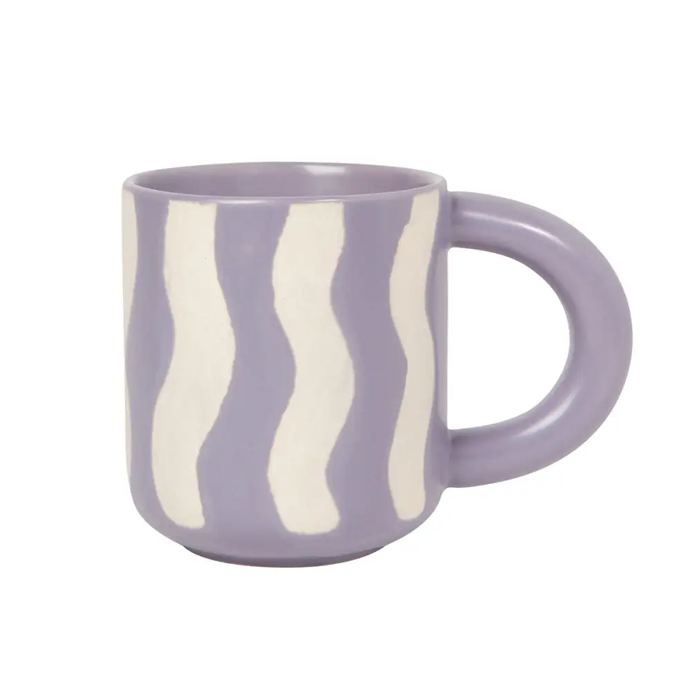 Groovy Stoneware Mug