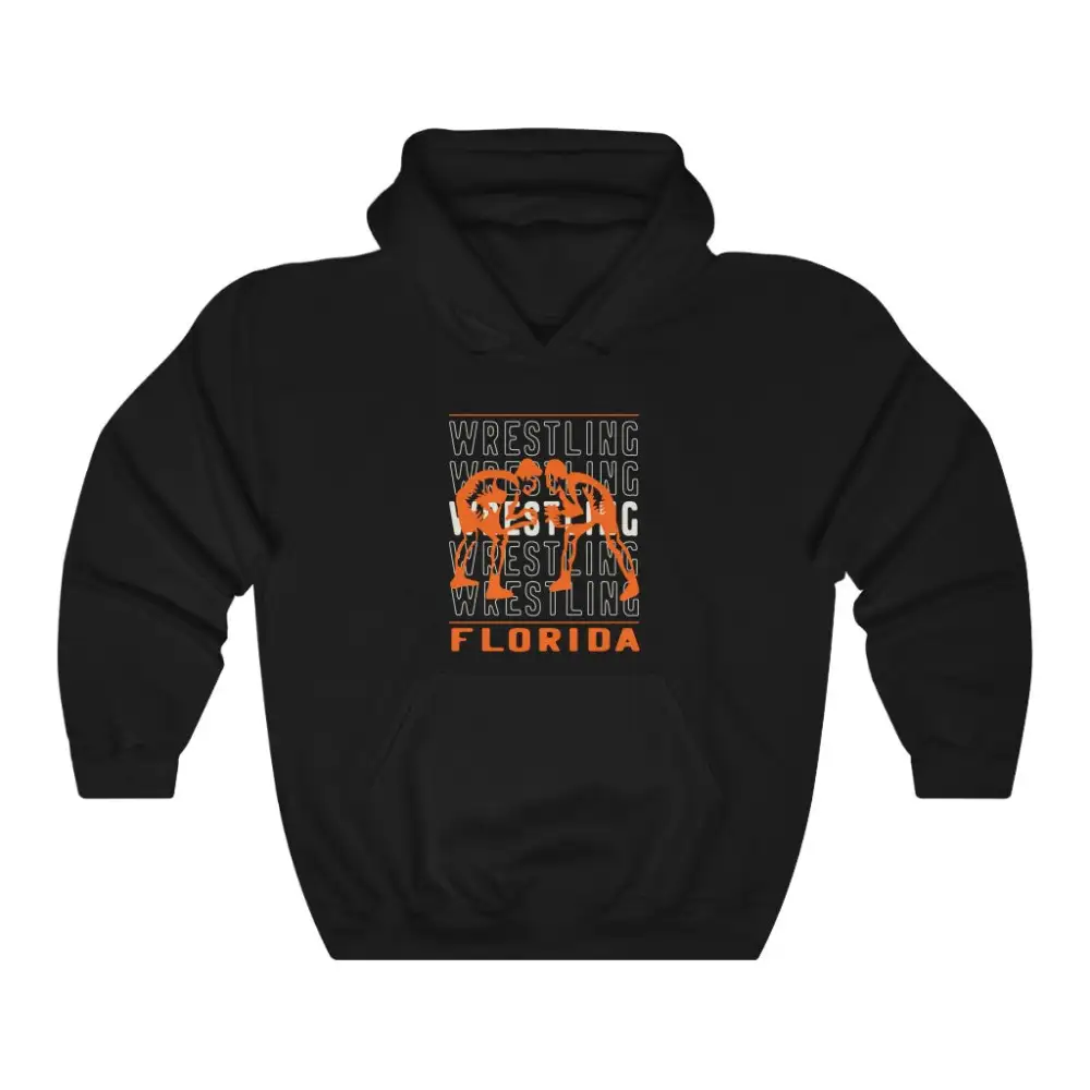 Everyday Clean Lettering Wrestling Graphic Pullover Hoodie