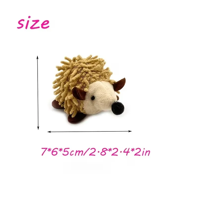 Plush Hedgehog Cat Toy