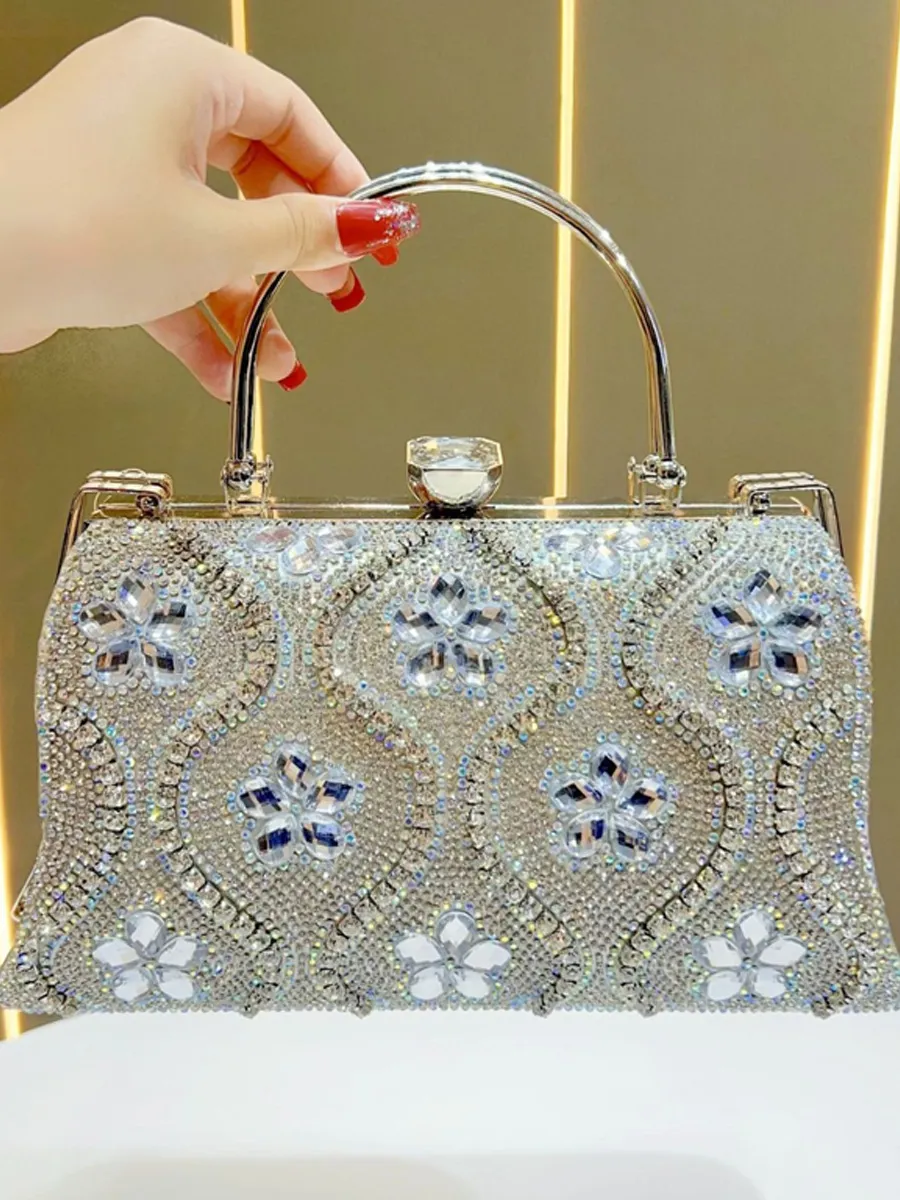 Mila Classic Crystal Clutch