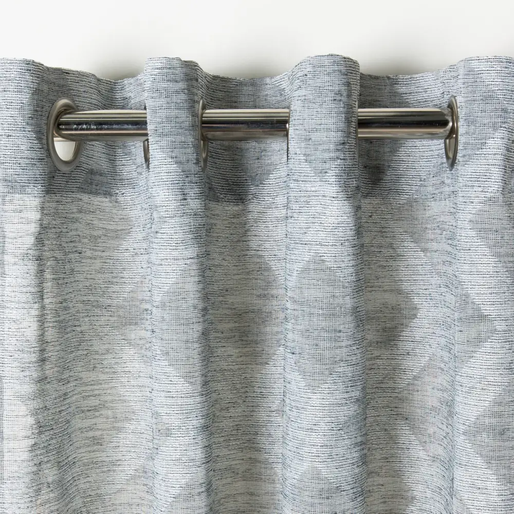 Sheer Lattice Eyelet Curtain Panel