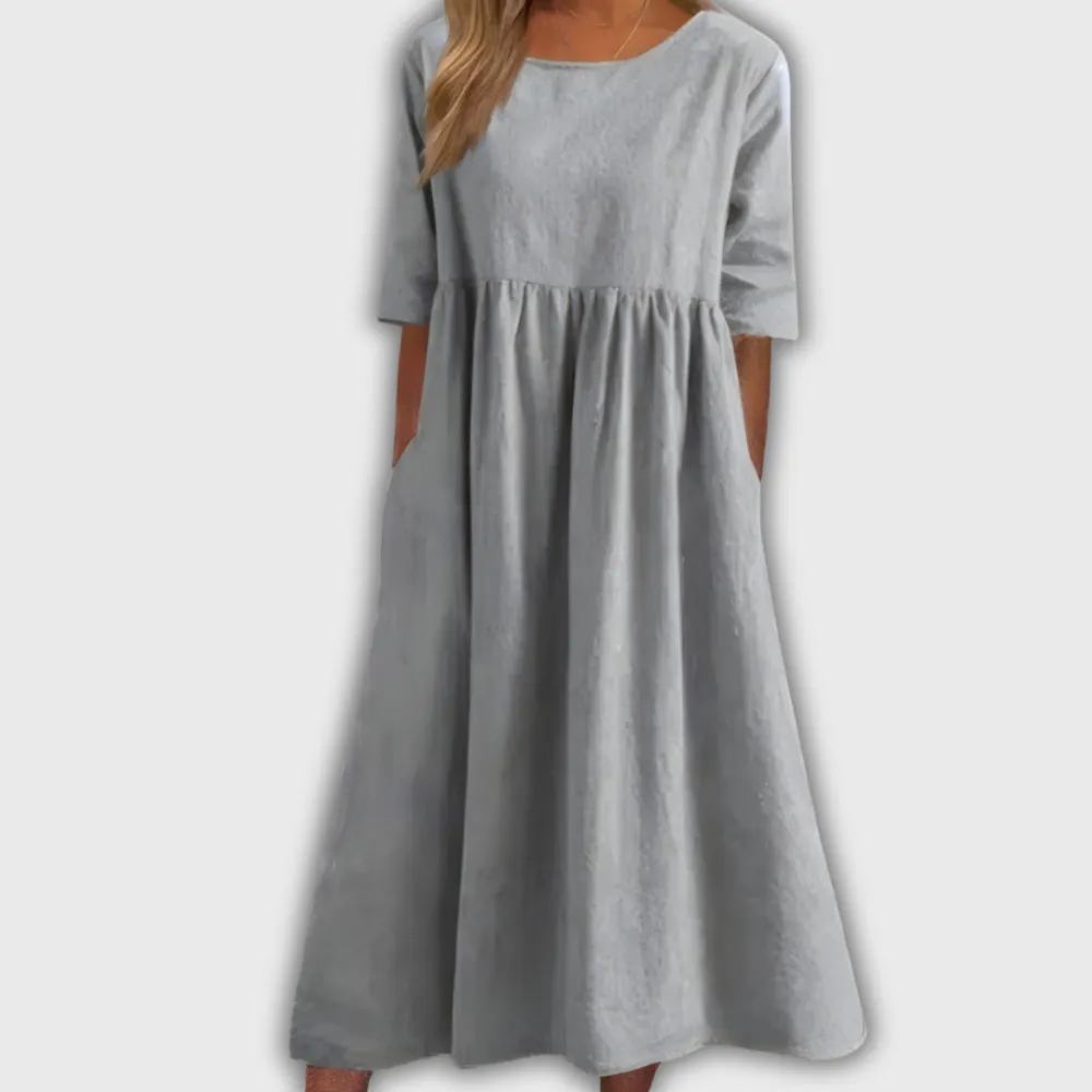 Refined Relaxed Everyday Casual Dress