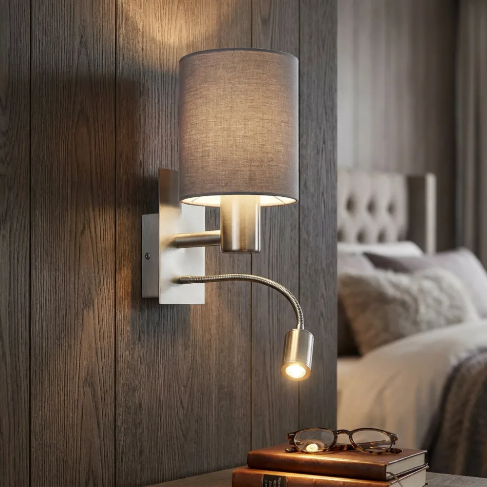 Refined Metal Adjustable Double Decorative Wall Light