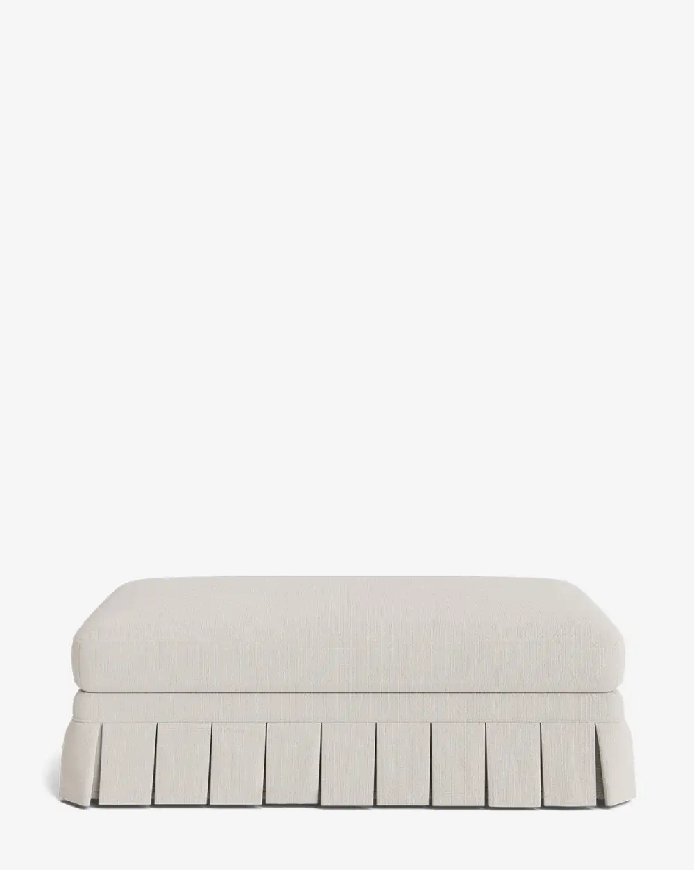 Everyday Pleated Ottoman