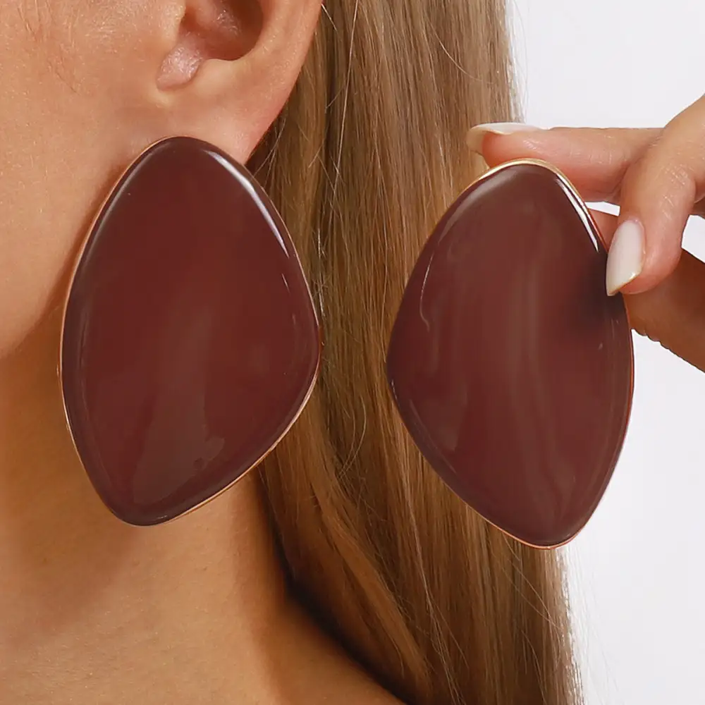 Geometric Drop Earrings