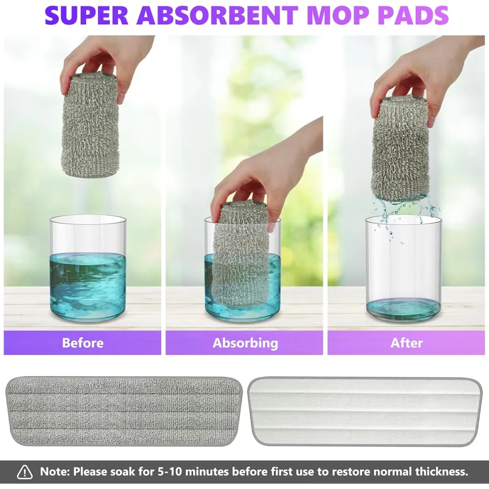 Washable Reusable Mop Pads