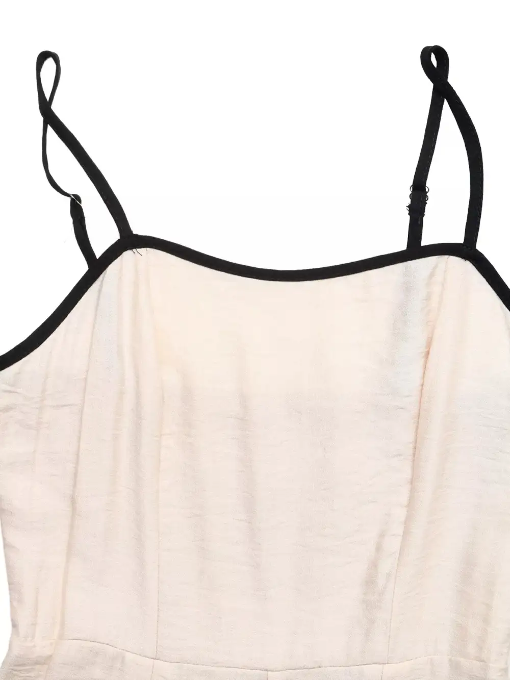 Contrast Trim Wide Leg Jumpsuit
