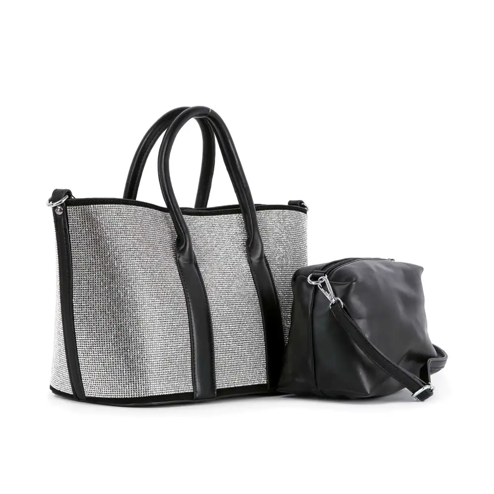 Rhinestone Covered Set Tote Bag