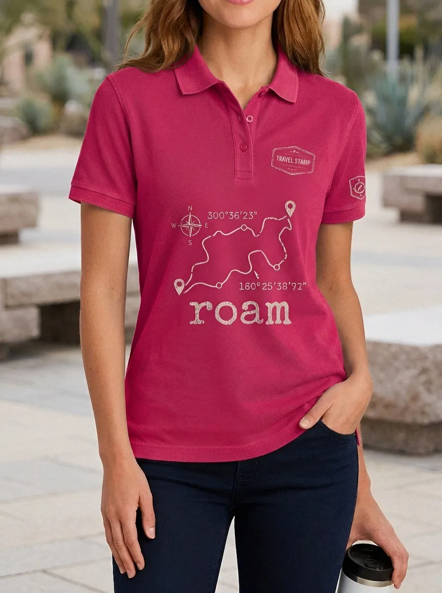 Travel Roam Compass Casual Shirt