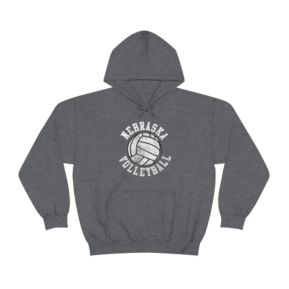 Vintage Volleyball Graphic Pullover Hoodie