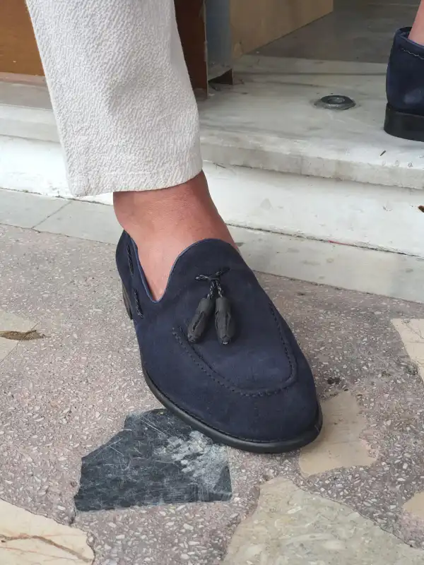 Casual Suede Tassel Loafers