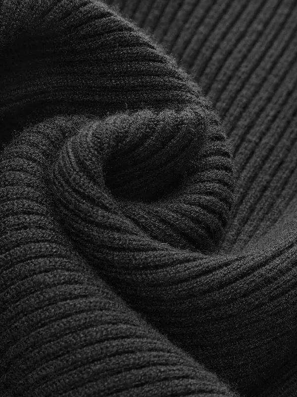 Spring Stylish Ribbed Turtleneck Sweater