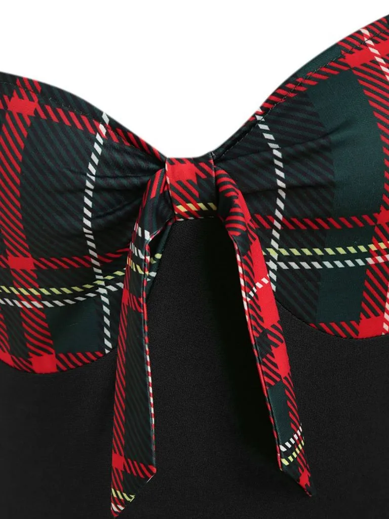 Layered Bow Swing Swing Dress