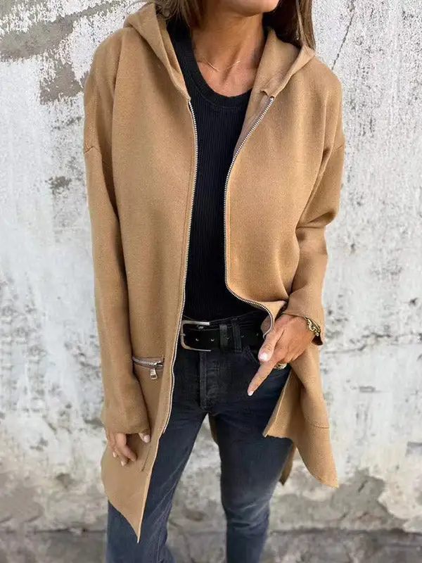 Hooded Zip Front Jacket Classic
