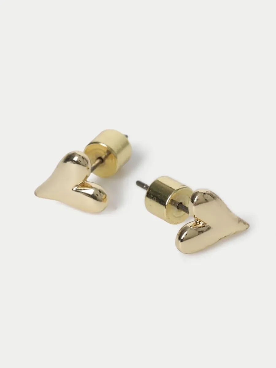 Elegant Heart Studs