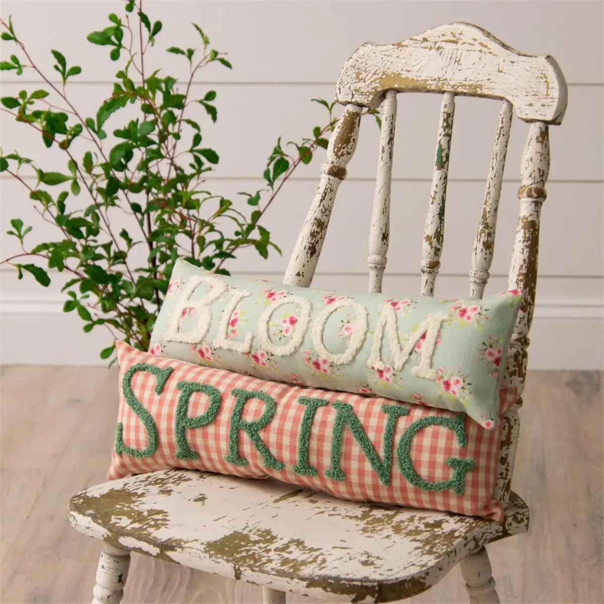 Modern Floral Decorative Accent Pillow