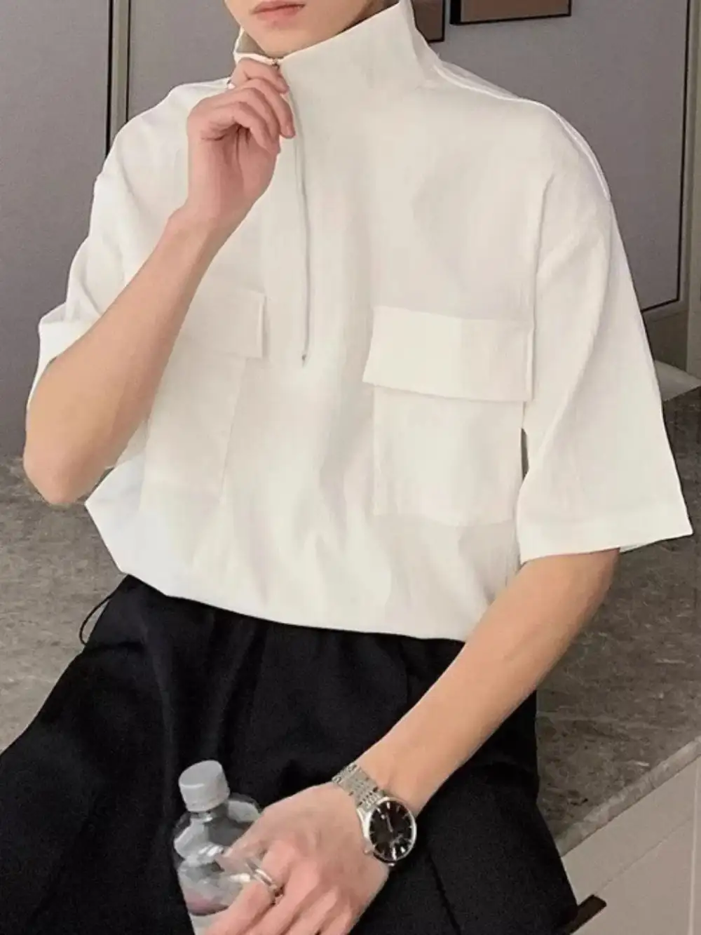Casual Collared Polo Shirt