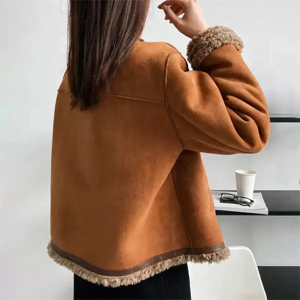 Modern Button Front Jacket