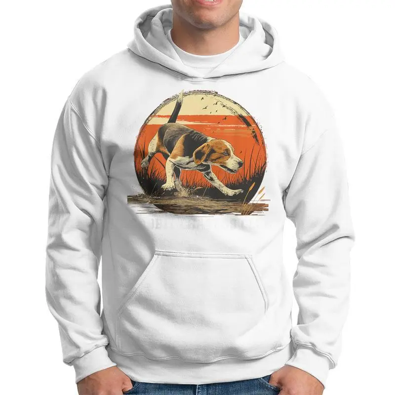 Dog Hunter Rabbit Chasers Club Beagle Hunting Hoodie
