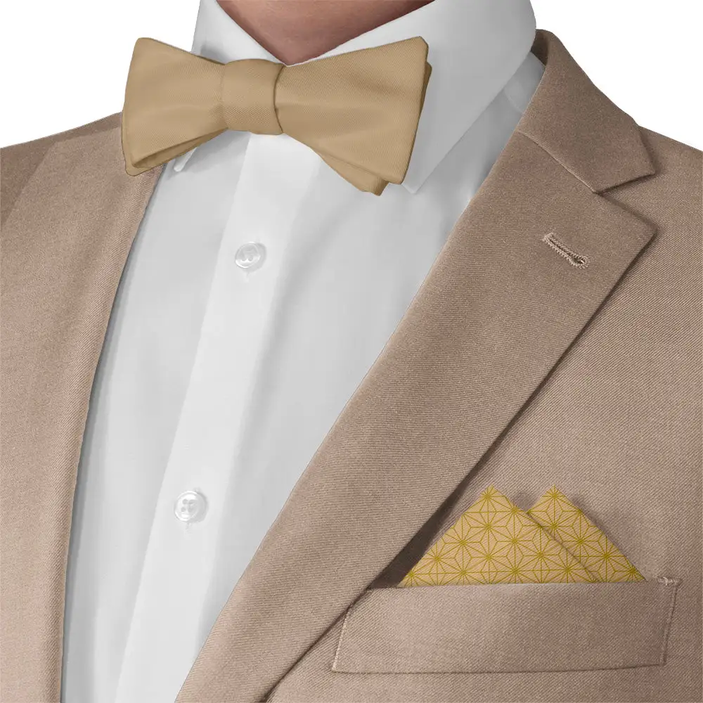 Tailored Composed Art Deco Geometric Pocket Square