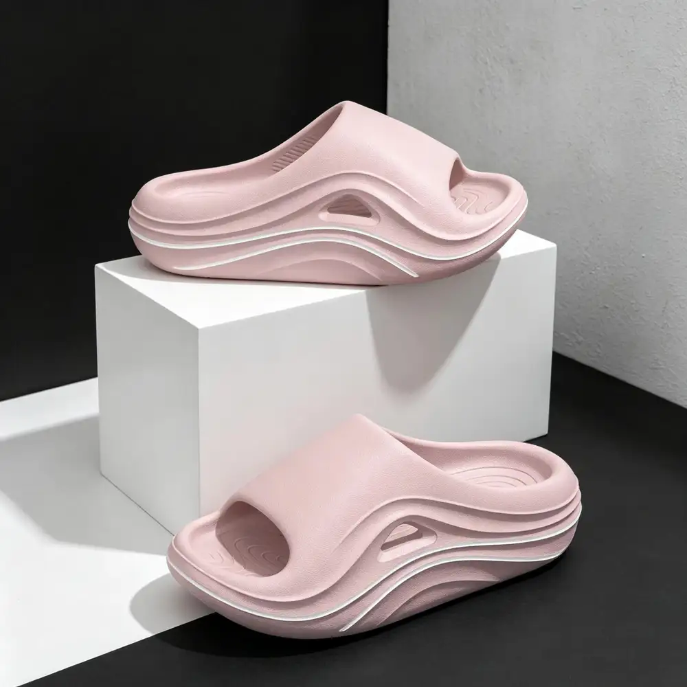 Plush Comfort Platform Lounge Slippers