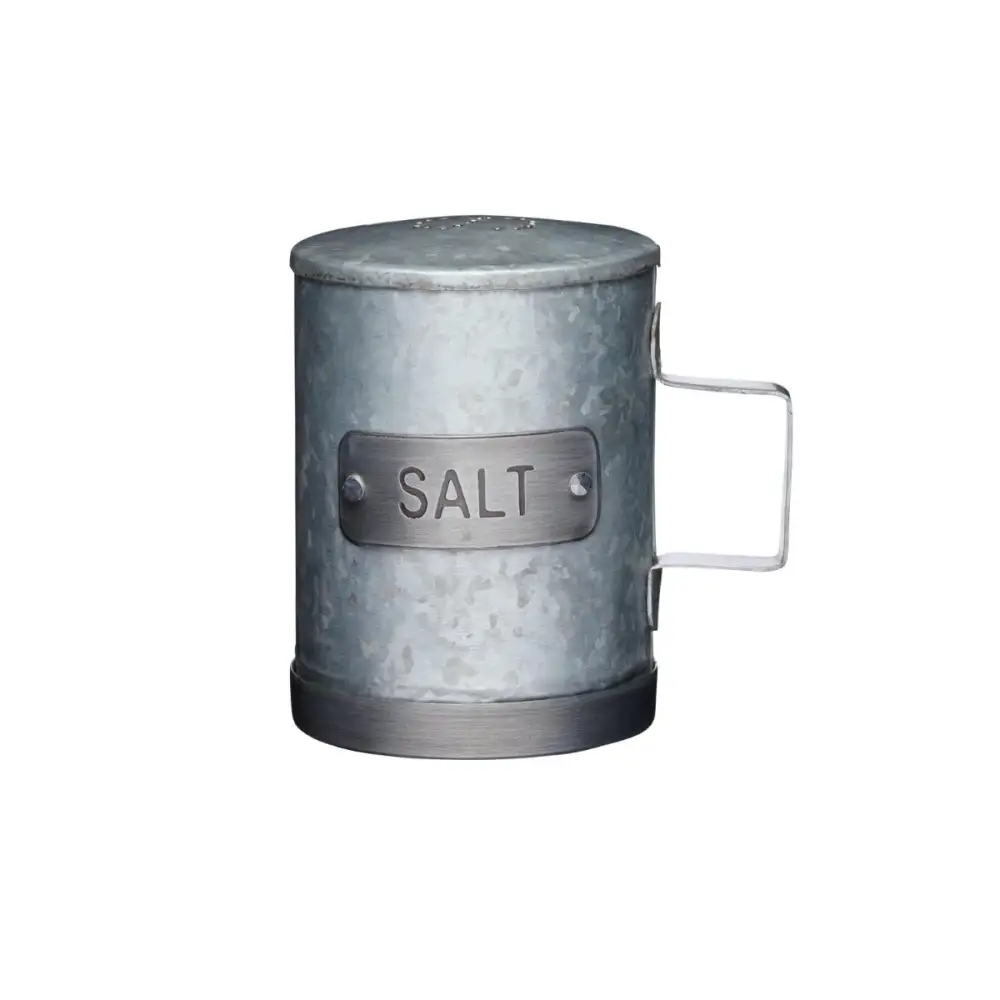 Galvanized Metal Salt Shaker