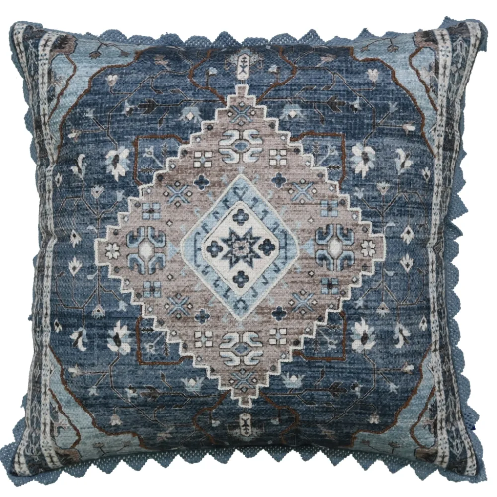 Artisan Paisley Medallion Decorative Cushion Cover