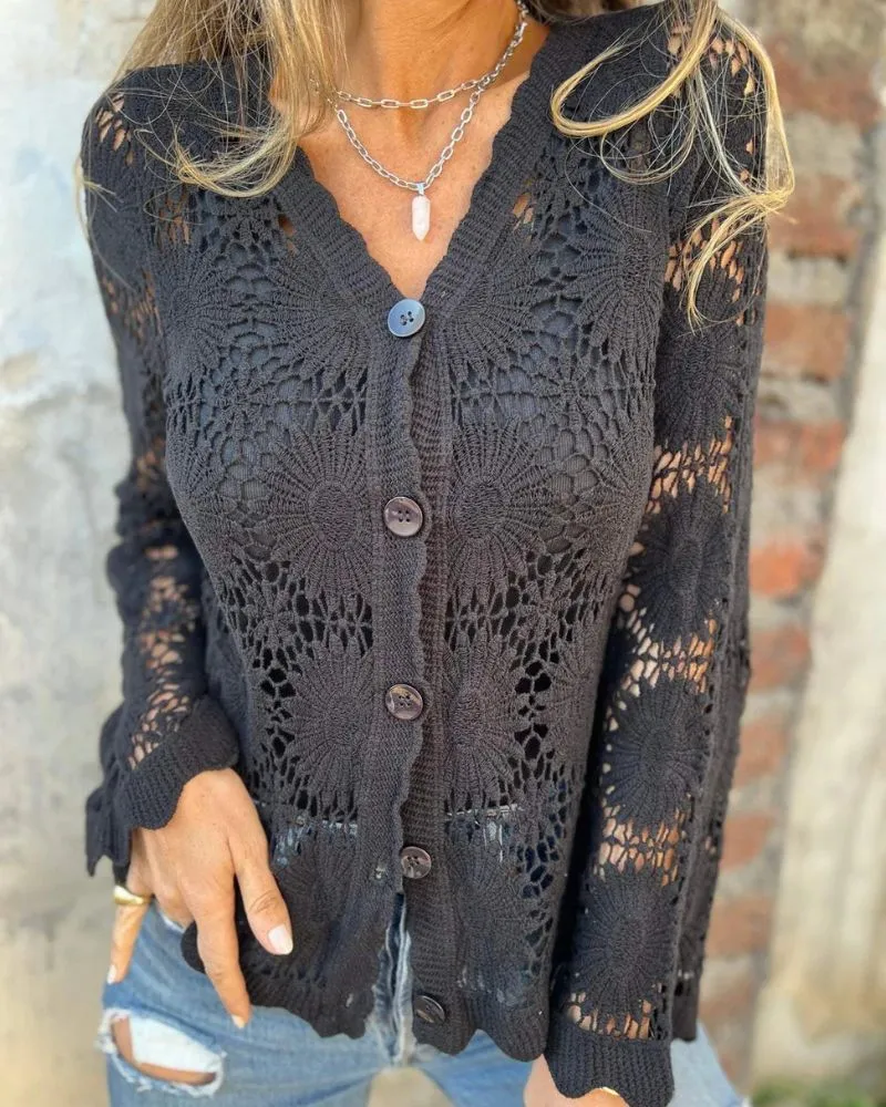 V Neck Everyday Cardigan