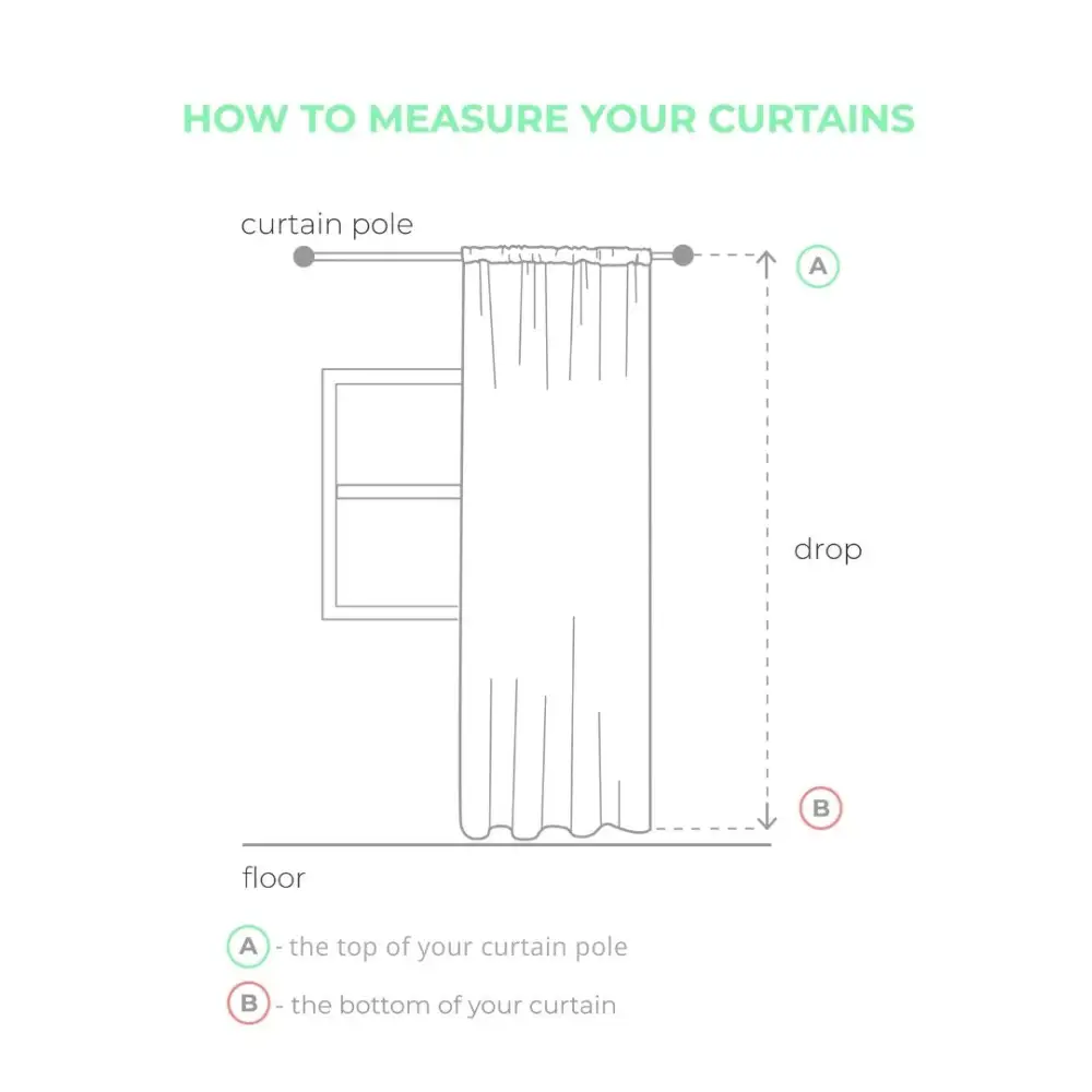 Simple Back Tab Linen Curtain