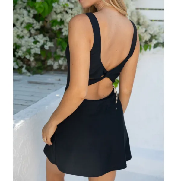 Women's Sleeveless Swim Dress