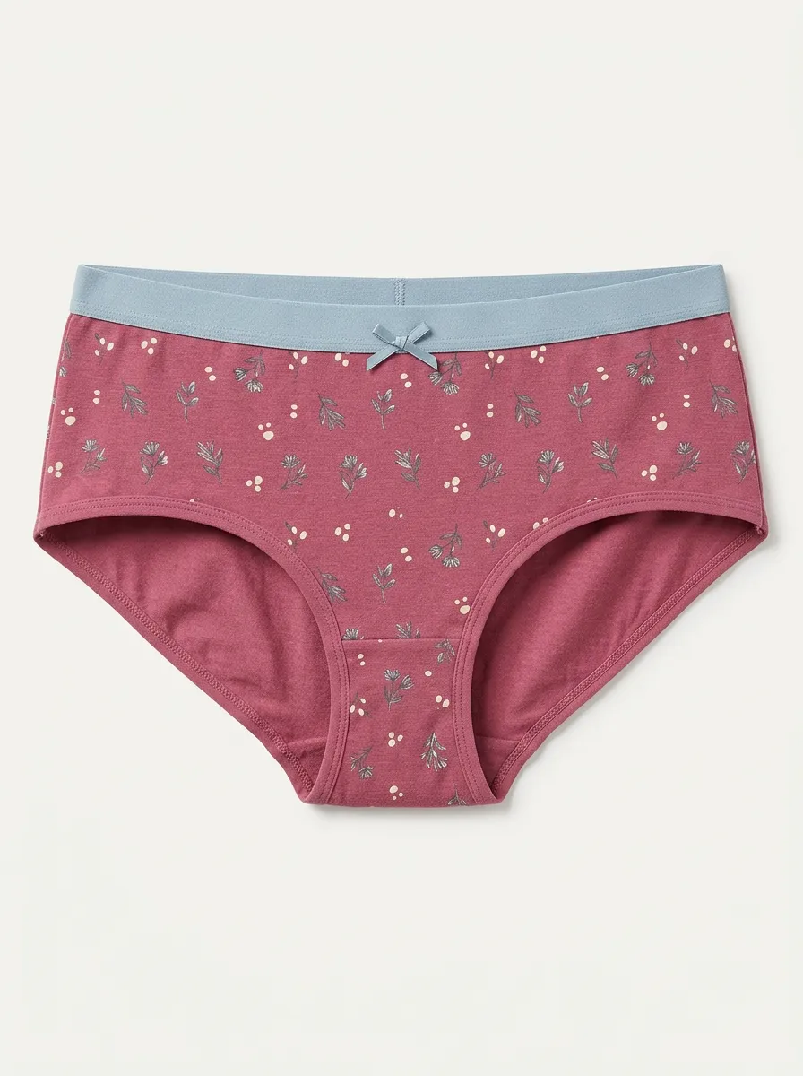 Women's Botanical Floral Berry Everyday Briefs