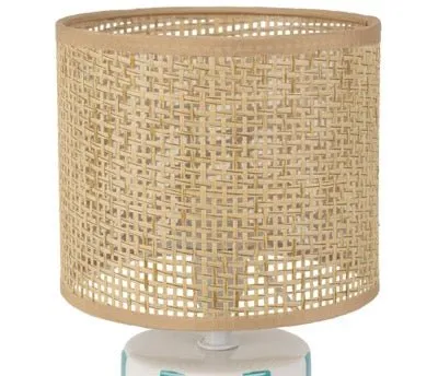 Striped Ceramic Table Lamp