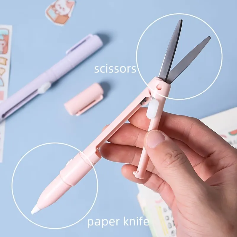 Pen-Style Foldable Scissors
