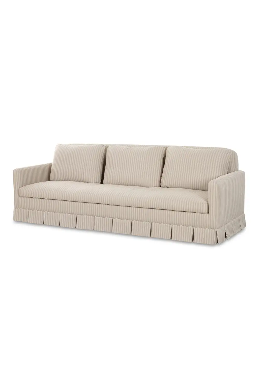 Low-Profile Fabric Sofa