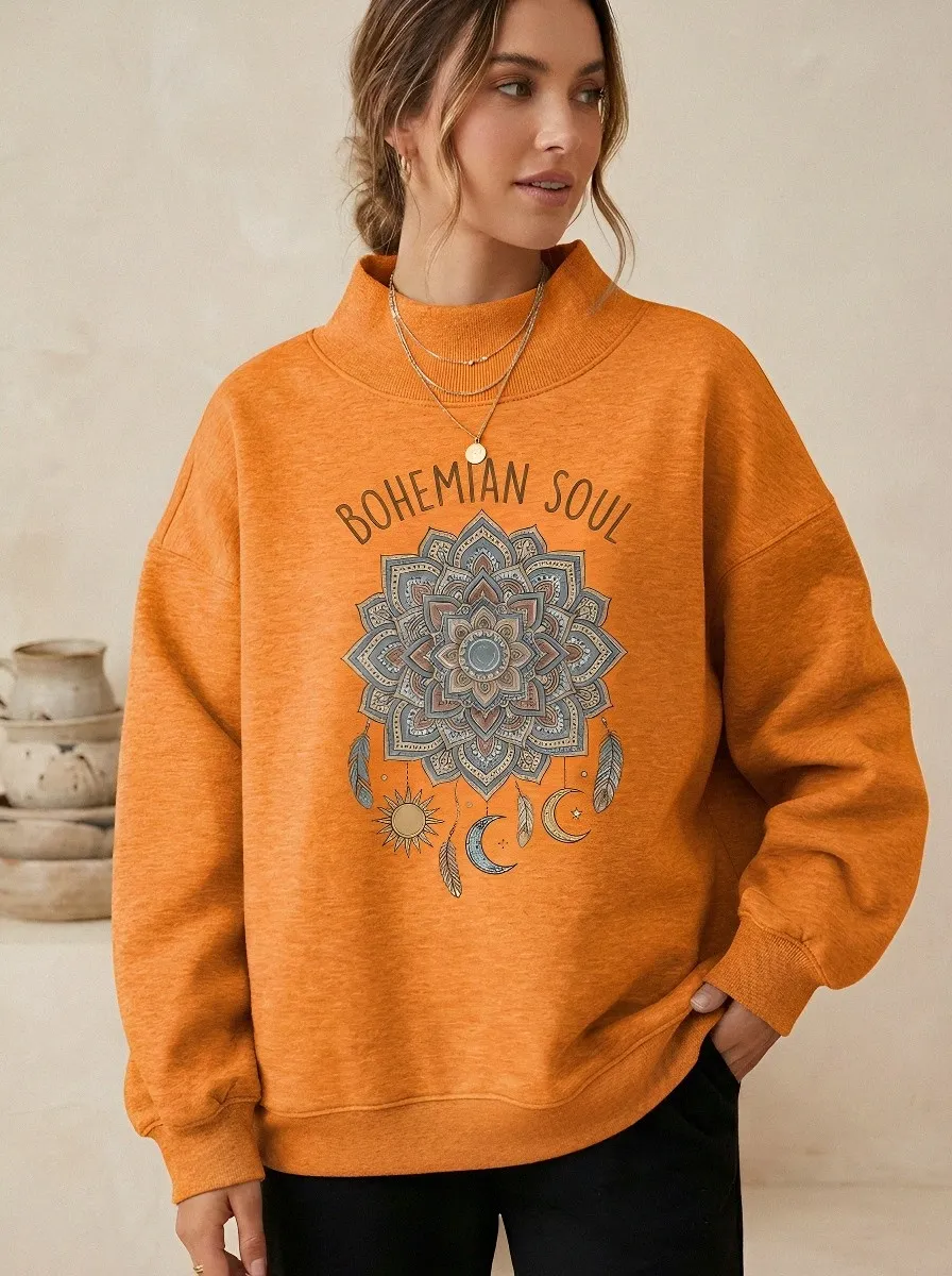 Bohemian Soul Mandala Sweatshirt Classic