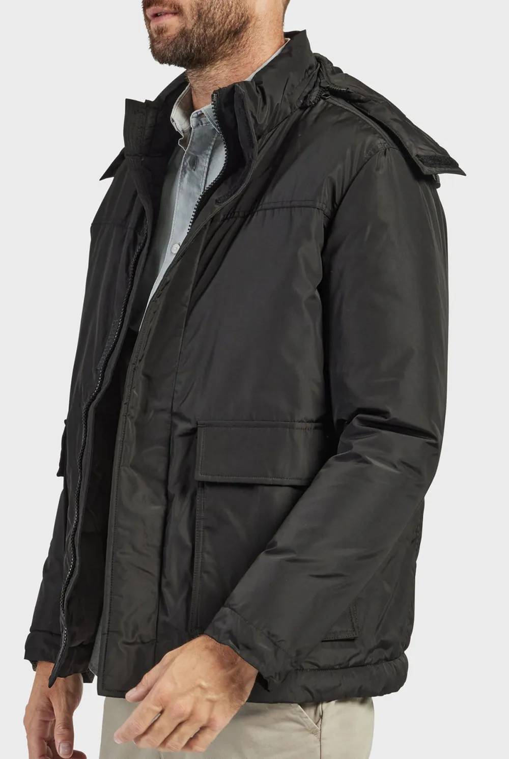 Water Resistant Puffer Insulated Winter Jacket
