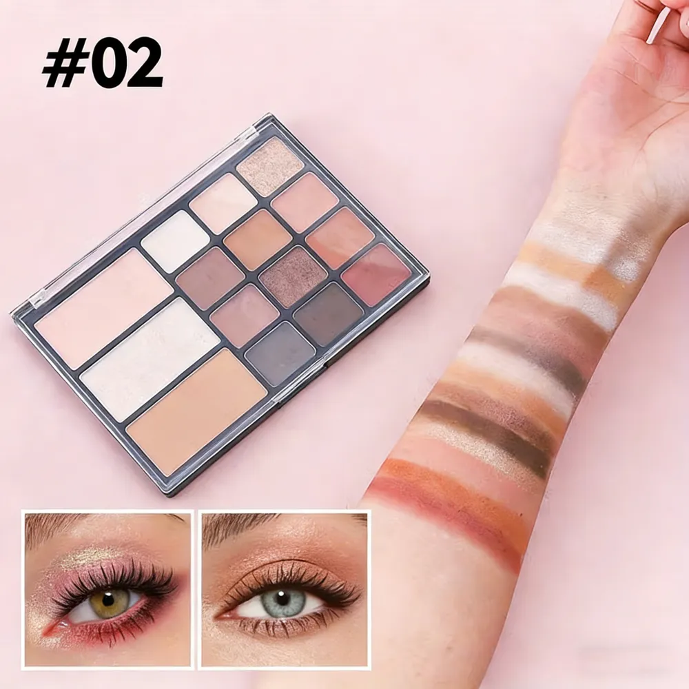 Long-Lasting Matte & Shimmer Eyeshadow