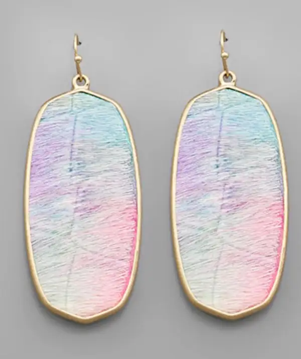 Colorful Hexago Earri Earrings