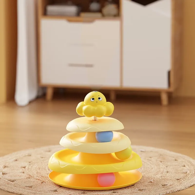 Multi-Layer Cat Play Tower